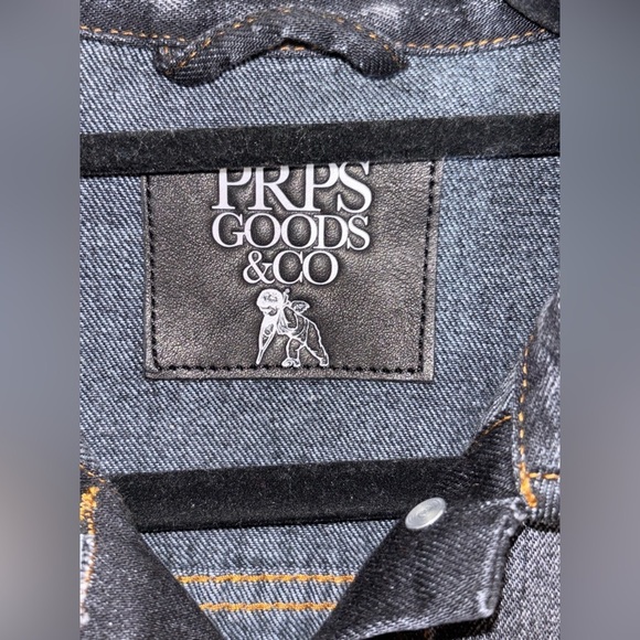 PRPS Men’s Kicking Horse Oversized Jean Jacket Small​​ - Picture 7 of 10